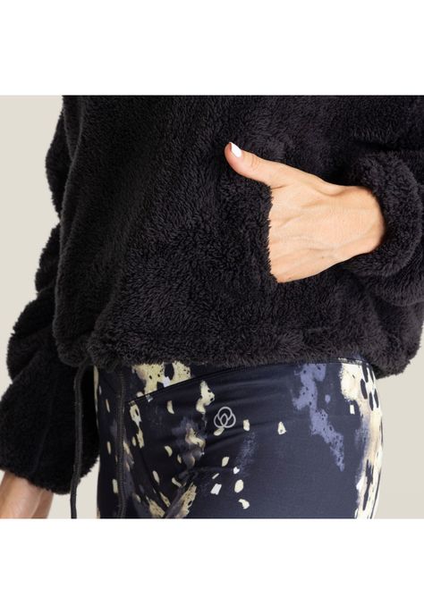 Polar Mujer Hoodie Maca Negro-4