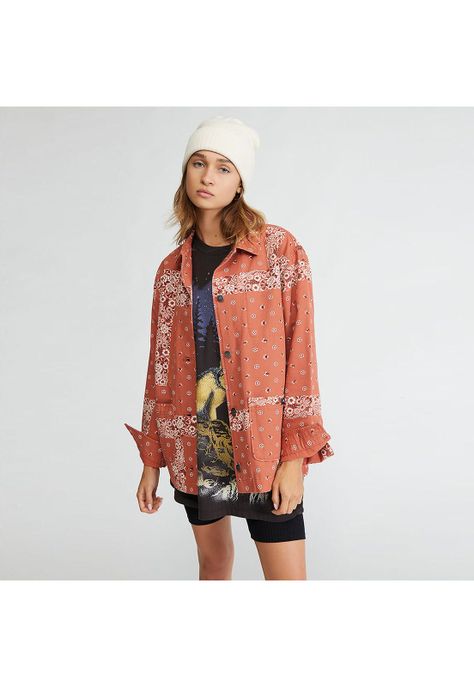 Chaqueta Mujer Chorelist Jckt Naranjo-0