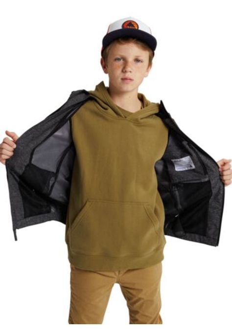 Chaqueta Niño Windom Rain Gris Burton-4