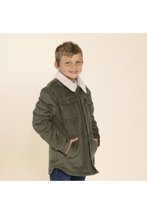 Chaqueta Niño Leña Verde-1