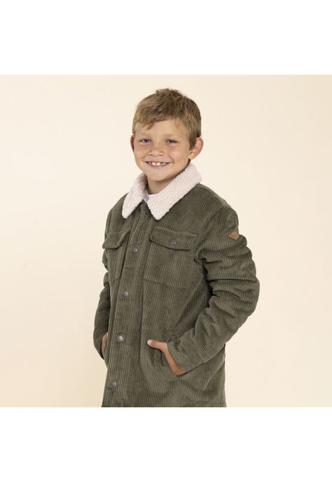 Chaqueta Niño Leña Verde-3
