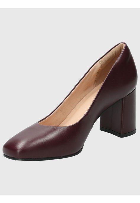 Zapato Cuero Mujer Maddox Rojo-4
