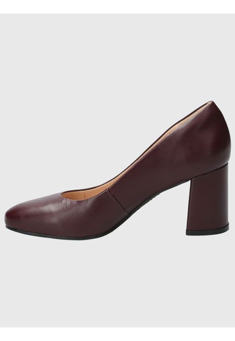 Zapato Cuero Mujer Maddox Rojo-5