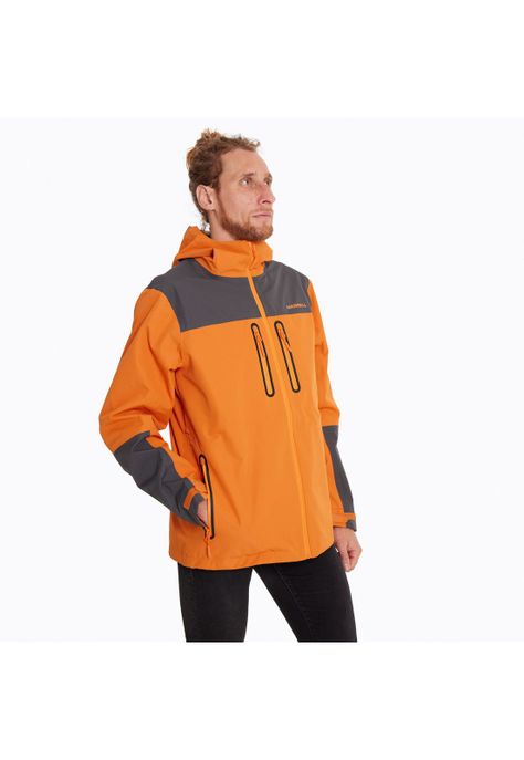 Chaqueta Hombre Mesquite Hardshell Naranjo-0