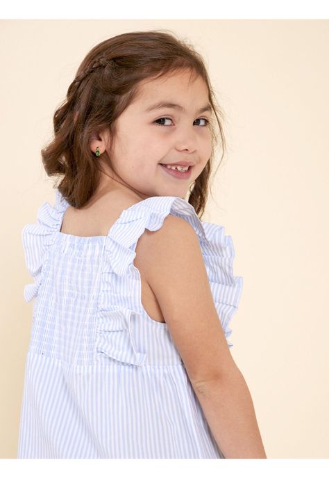 Blusa Niña Huerta Celeste-4