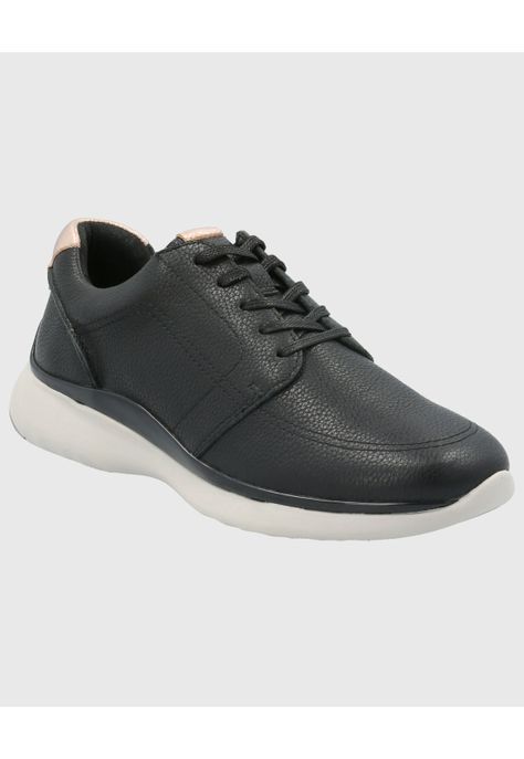Zapatilla Cuero Mujer Goss Negro-0