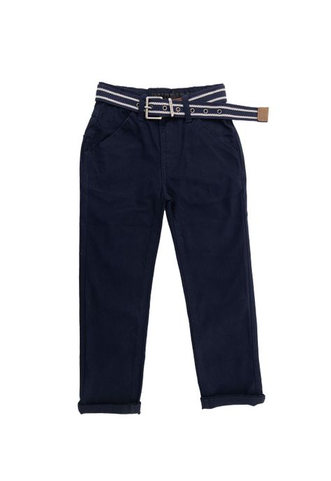 Pantalon Belt Niño Azul-0
