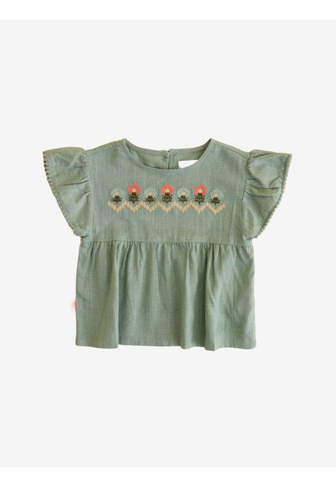 Blusa Niña Ana Verde-0