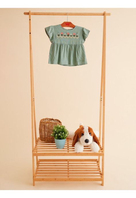 Blusa Niña Ana Verde-1