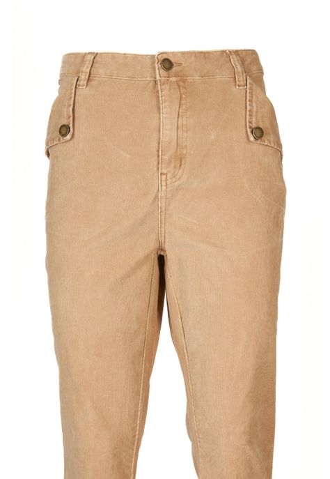 Pantalón Algodón Orgánico Mujer Alicia Verde-3