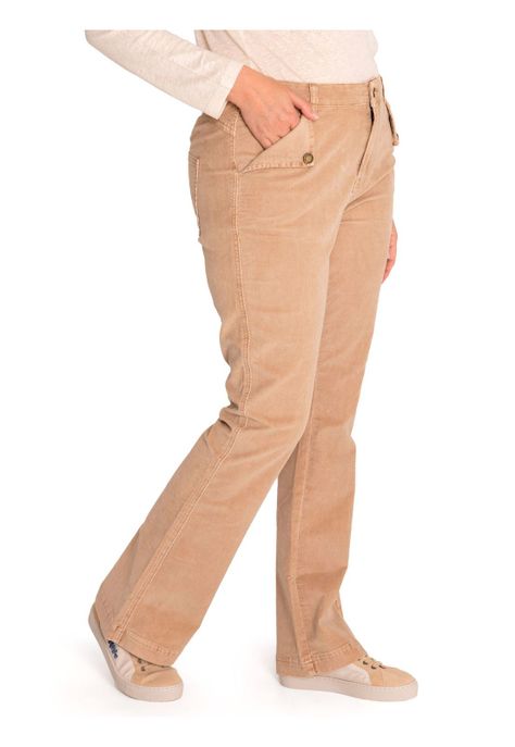 Pantalón Algodón Orgánico Mujer Alicia Verde-5