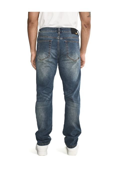 Jeans Casual Triblend Stretch Den Azul Hombre-6