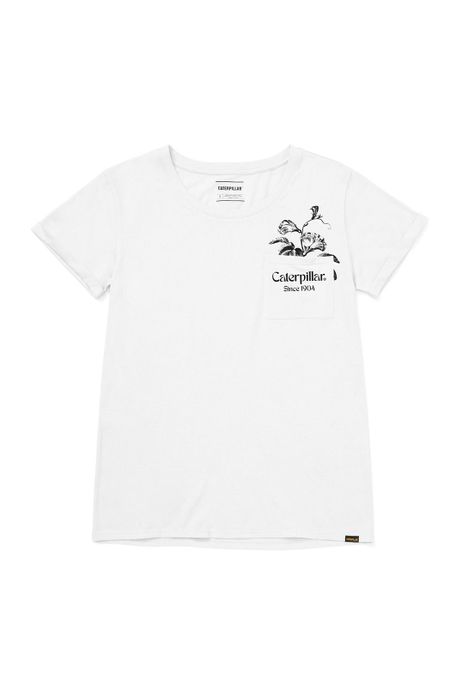 Polera Manga Corta Mujer Novelty Pocket1 Blanco-0