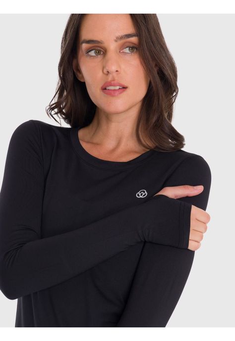 Polera primera capa Mujer First Layer Negro-1