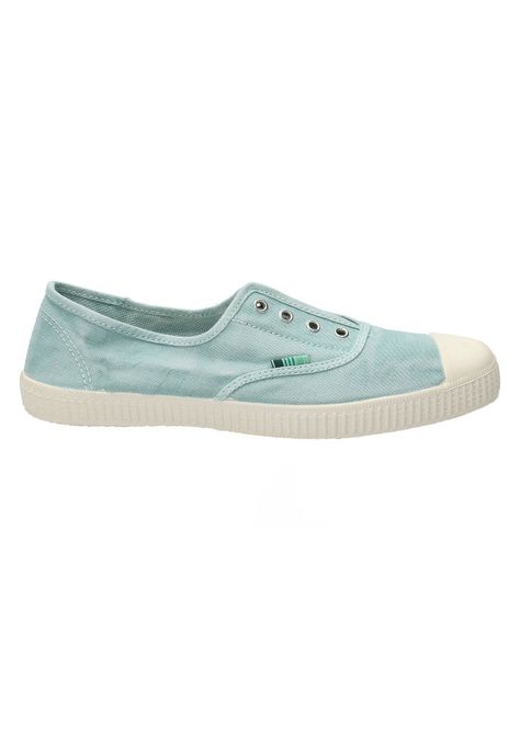 Zapatilla Algodón Orgánico Mujer Greece Azul Claro-1