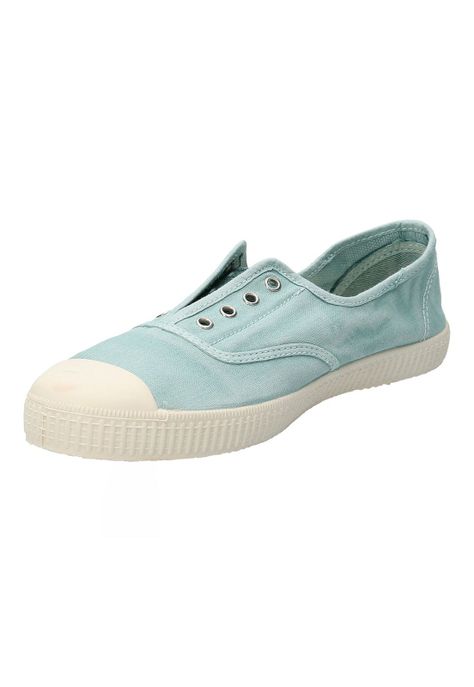 Zapatilla Algodón Orgánico Mujer Greece Azul Claro-4