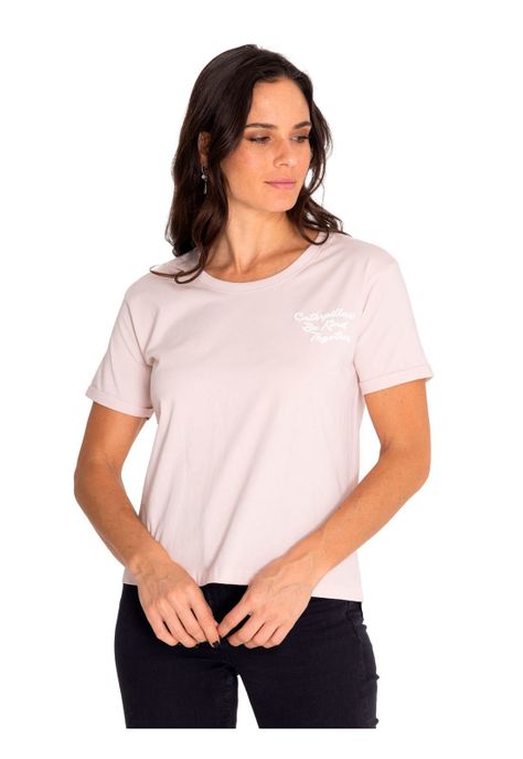 Polera Manga Mujer Novelty Droptail Morado-1