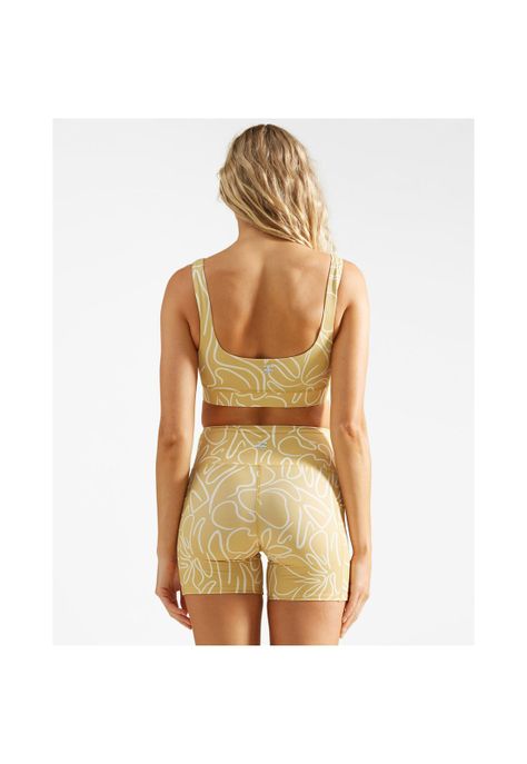 Calza Mujer Summit 5 Bike Short Amarillo-1