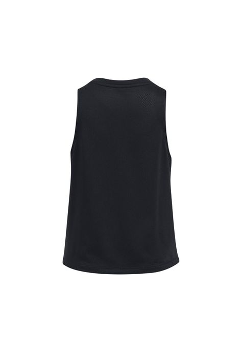 Polera sin mangas UA Tech para niña Negro-1