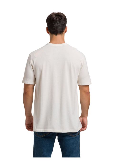Polera Retro Danny Diesel Graphic 1 Hombre Blanca-5