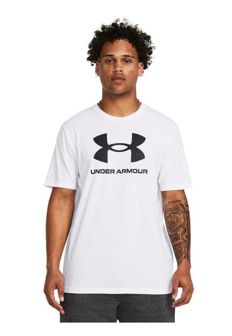 Polera UA Sportstyle hombre Blanco-3