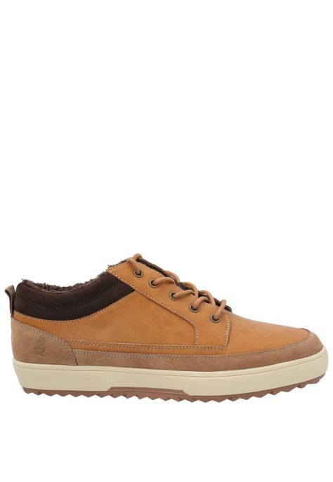 Zapatilla Cuero Niño Slalom Low Café-4