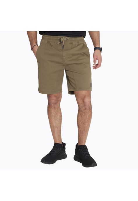 Short Short Cotton Cord Verde Hombre-0