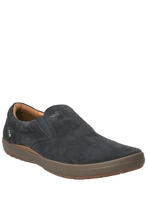 Zapatilla Cuero Hombre Rostock Gris Oscuro-1