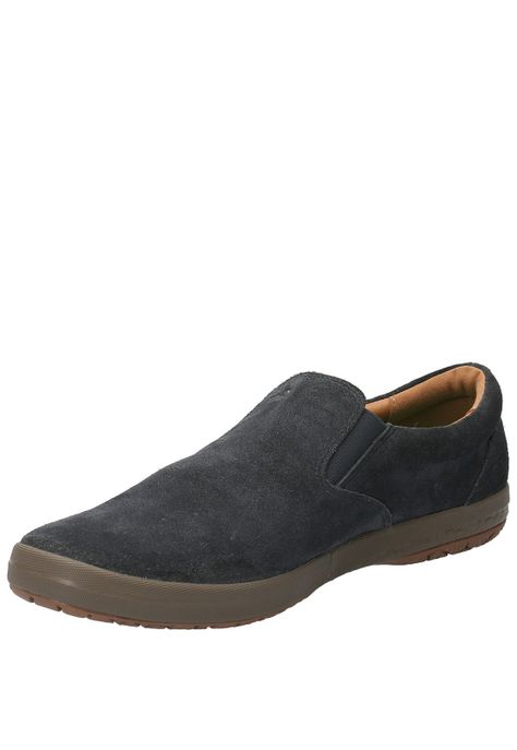 Zapatilla Cuero Hombre Rostock Gris Oscuro-4