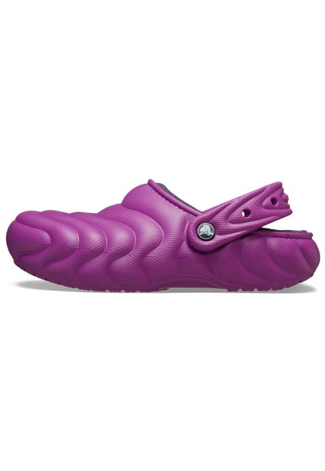 Zueco Crocs Mujer Lined Overpuff Púrpura-1