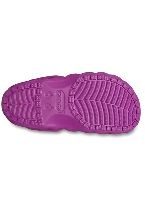 Zueco Crocs Mujer Lined Overpuff Púrpura-5
