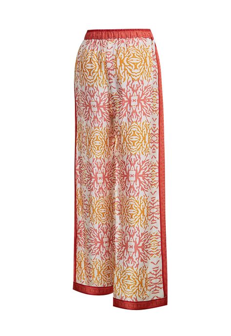 Pantalón Rayón Naranja Paloma Mujer -1