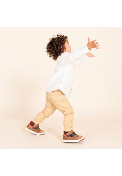 Pantalón Niño Basico Beige-1