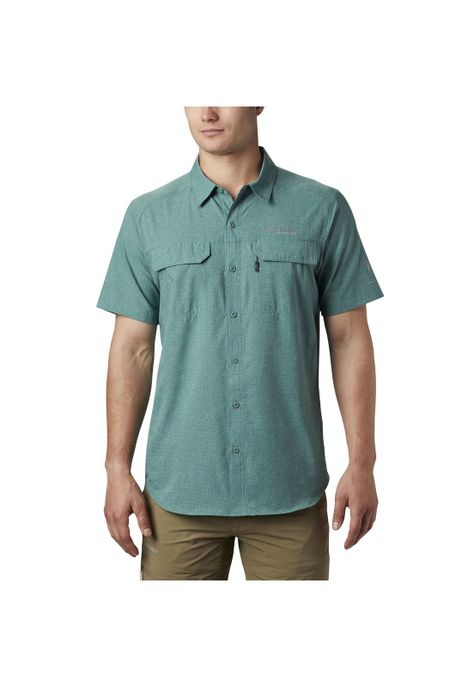 Camisa M/C Hombre Irico Mens Short Sl Verde-0