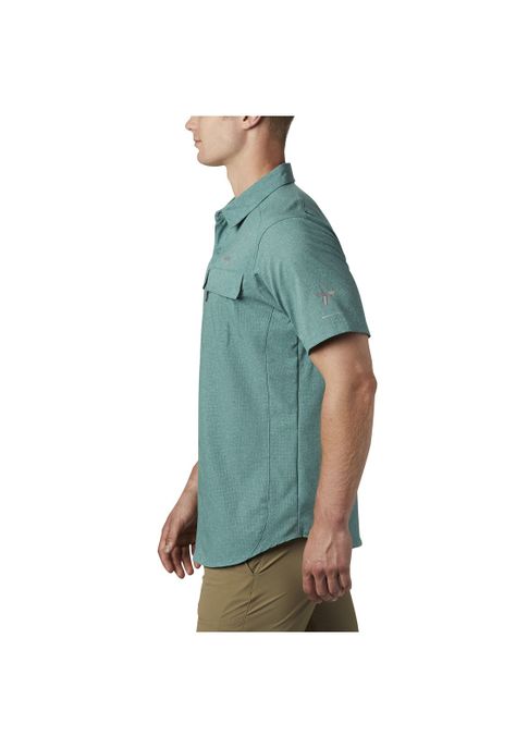 Camisa M/C Hombre Irico Mens Short Sl Verde-3