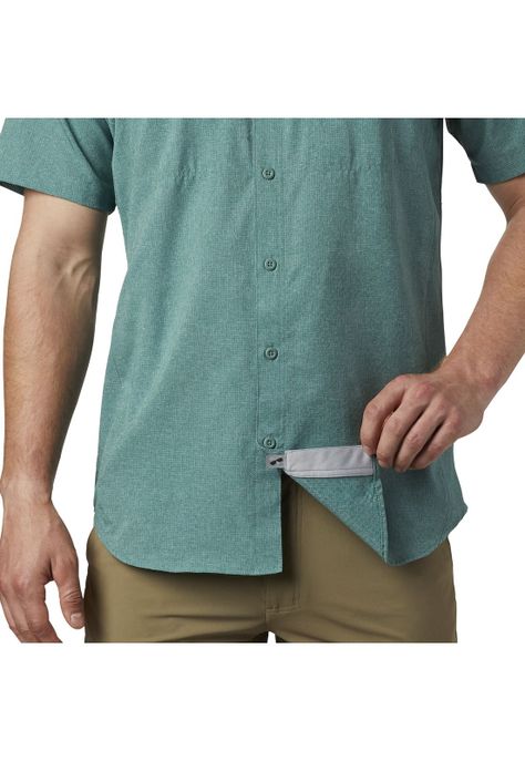Camisa M/C Hombre Irico Mens Short Sl Verde-4