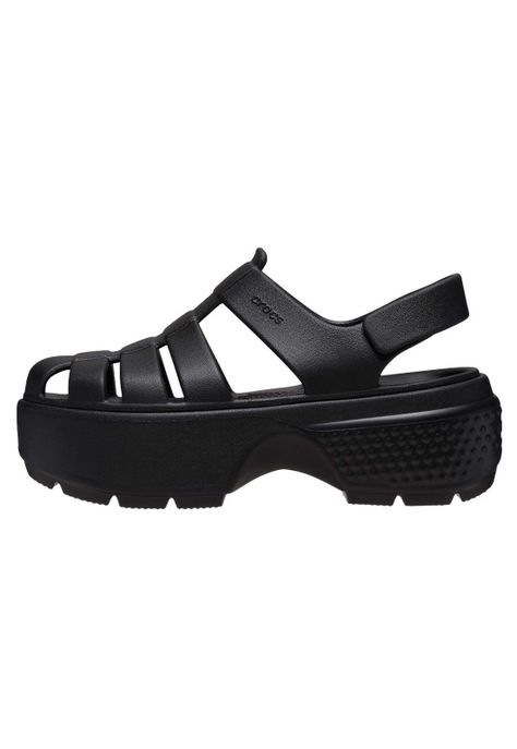 Sandalia Mujer Stomp Fisherman Sndl Negro-1