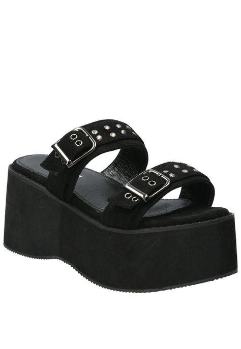 Sandalia Ivy Negro Mujer-0