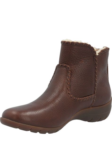 Botin Cuero Mujer Orla Marrón-3