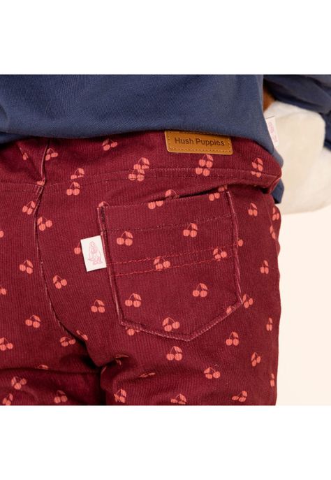 Pantalón Niña Peonía Rojo-5