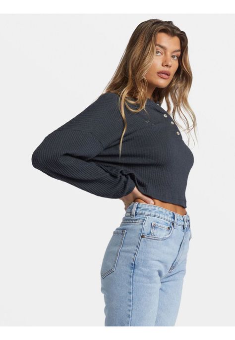 Sweater Mujer Good Catch Negro-2