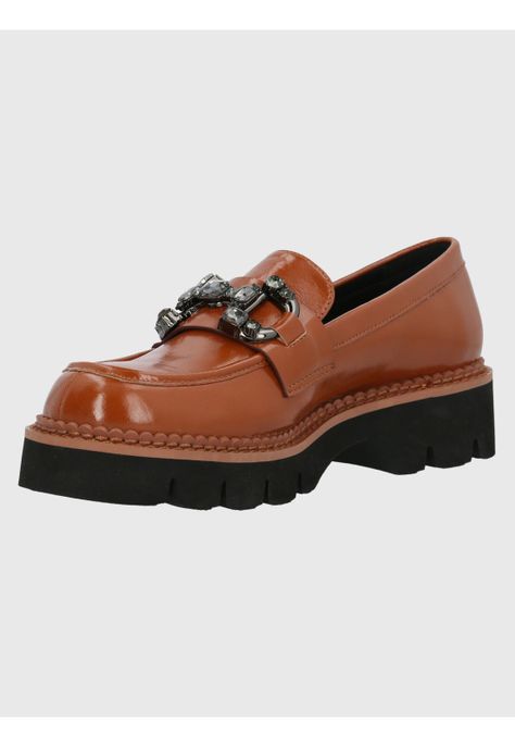 Mocasín Cuero Mujer Salone Camel-5