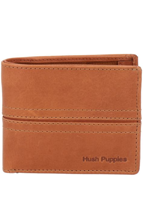 Billetera Cuero Hombre Om Stitch Coin Café-0