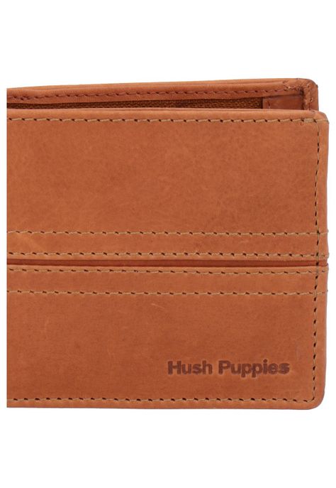 Billetera Cuero Hombre Om Stitch Coin Café-5