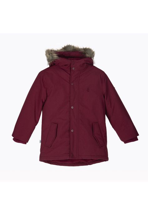 Parka Niño Bulldog Burdeo-0