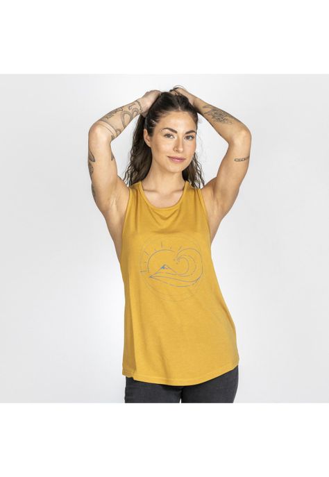 Polera S/M Mujer Baltra Amarillo-0