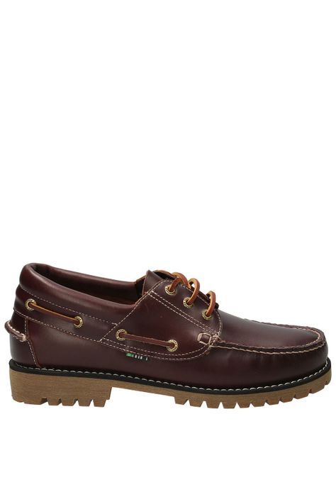 Mocasín Cuero Hombre New Rocky IV Café Oscuro-0