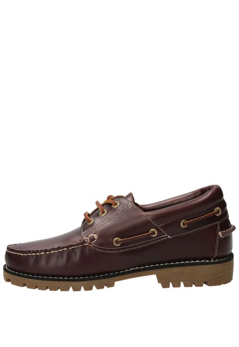Mocasín Cuero Hombre New Rocky IV Café Oscuro-5