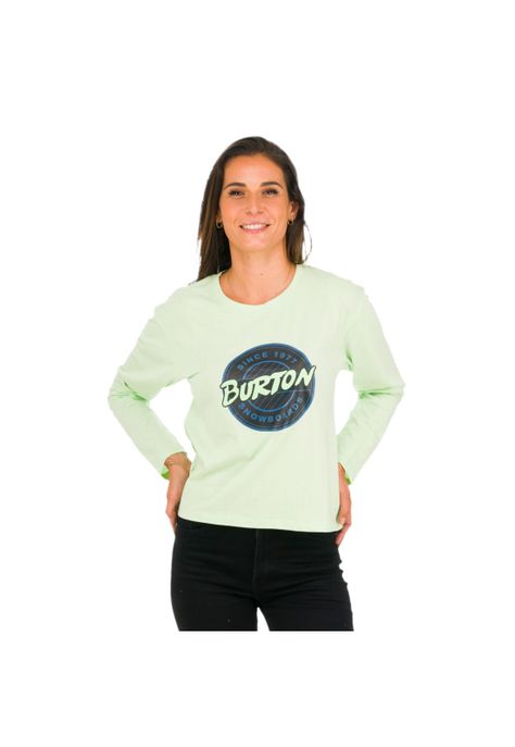 Polera M/L Mujer Retro I Menta -0