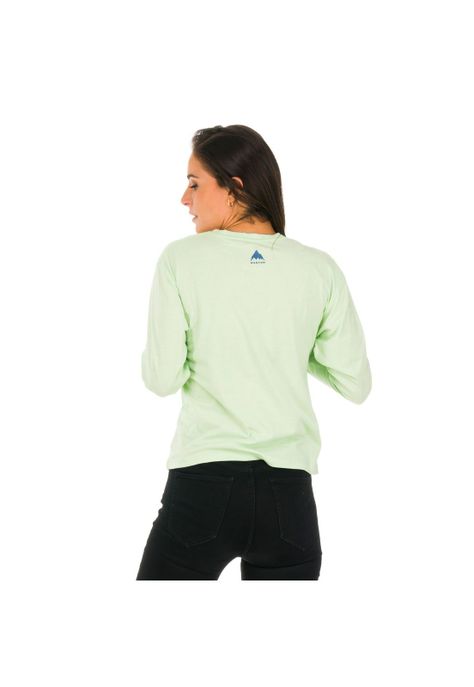 Polera M/L Mujer Retro I Menta -2